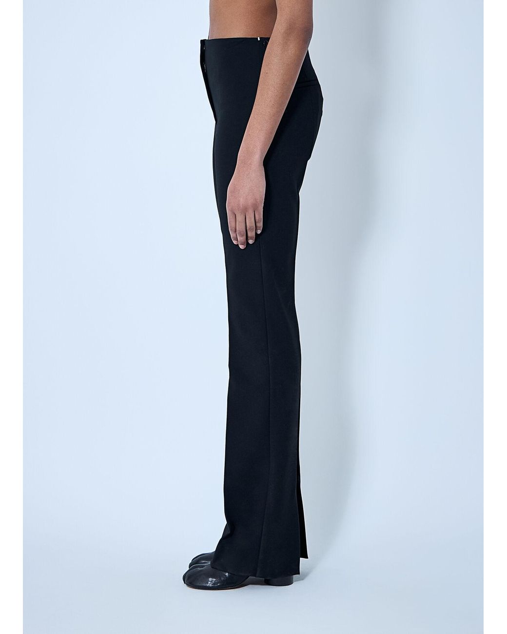 Sportmax Blue Stretch Finish Pants