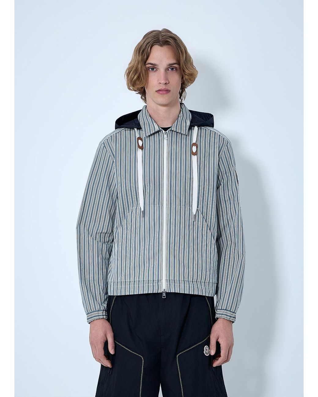 Moncler Blue Havas Shirt Jacket for men