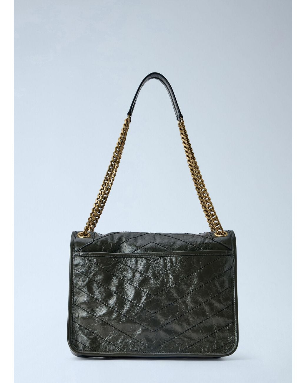 Saint Laurent Blue Medium Niki Chain Shoulder Bag