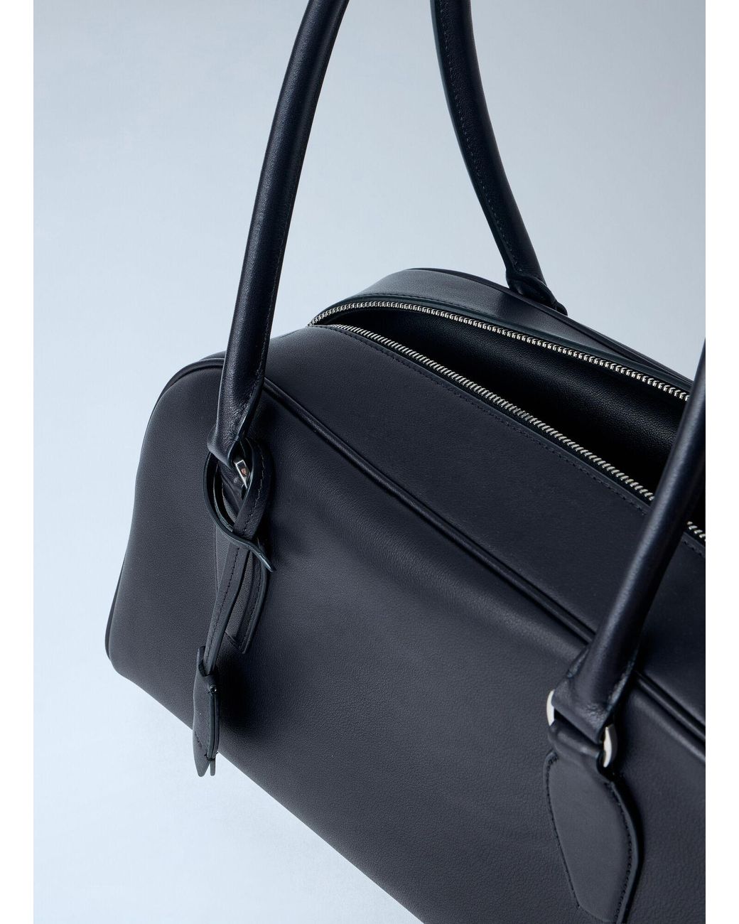 The Row Blue E/W India Shoulder Bag