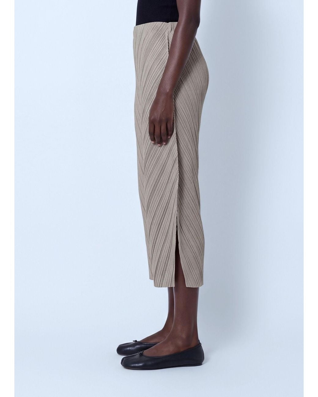 Pleats Please Issey Miyake Natural Thicker Bottoms 1 Trousers
