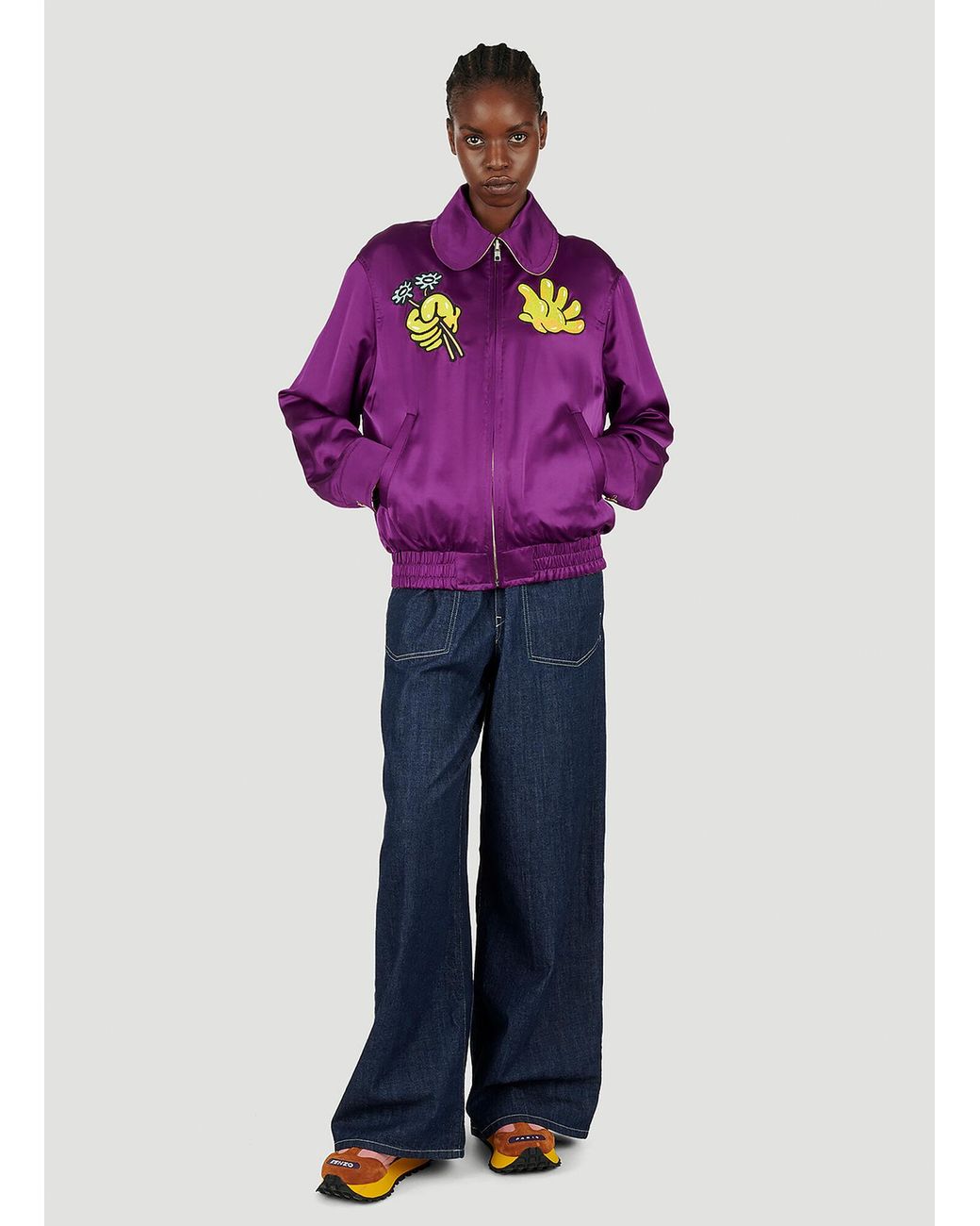 KENZO Purple Boke Boy Reversible Jacket