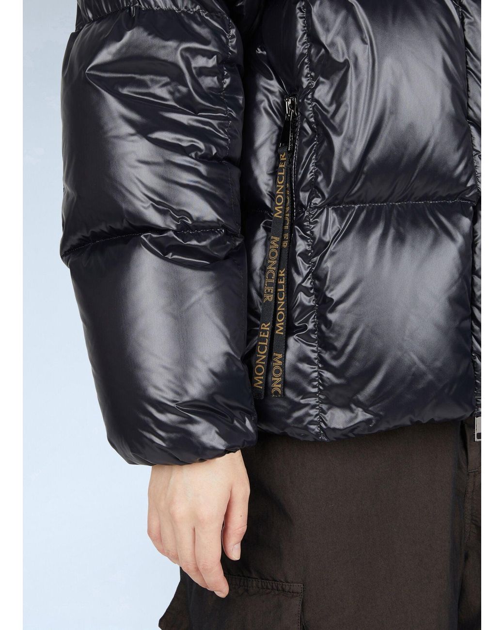 Moncler Gray Parana Short Down Jacket
