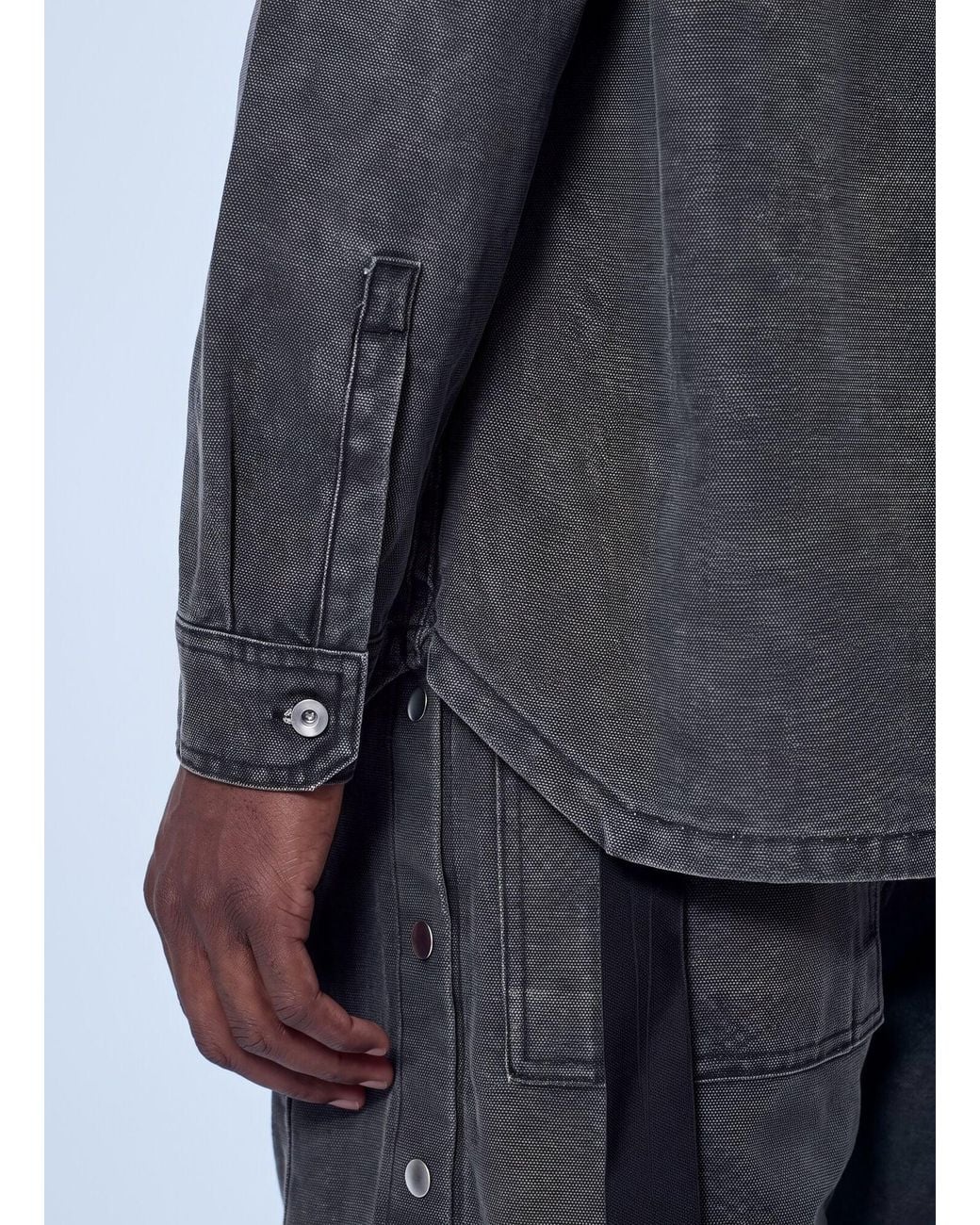 Rick Owens Blue Denim Shirt for men