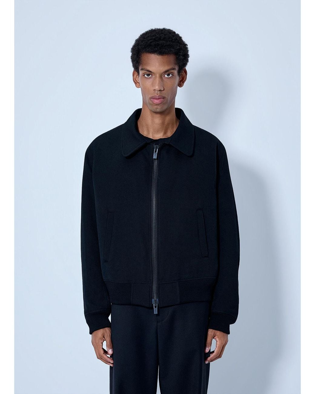 Yohji Yamamoto Blue Flight Jacket for men