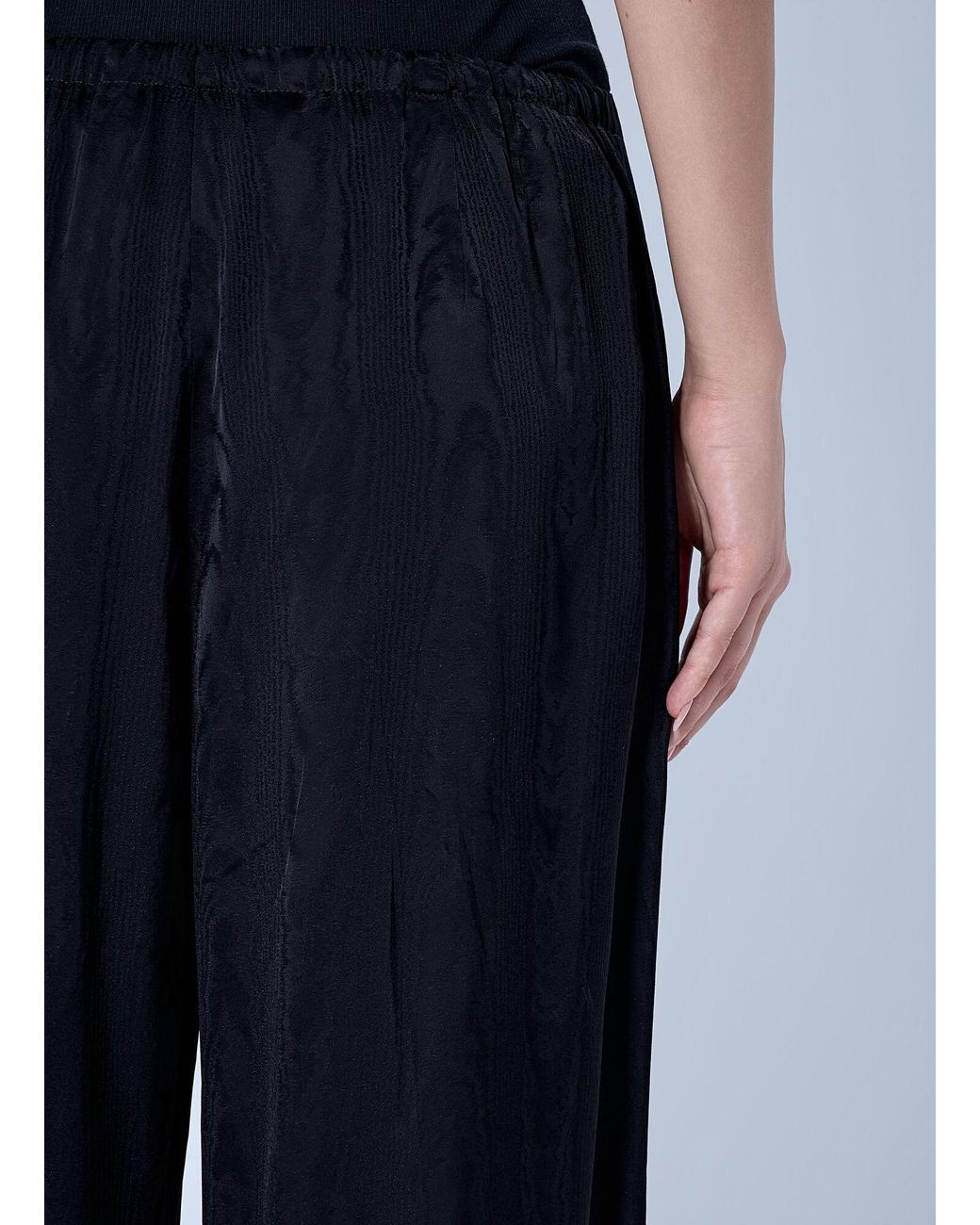 Dries Van Noten Blue Puvis Wide-leg Satin Pants