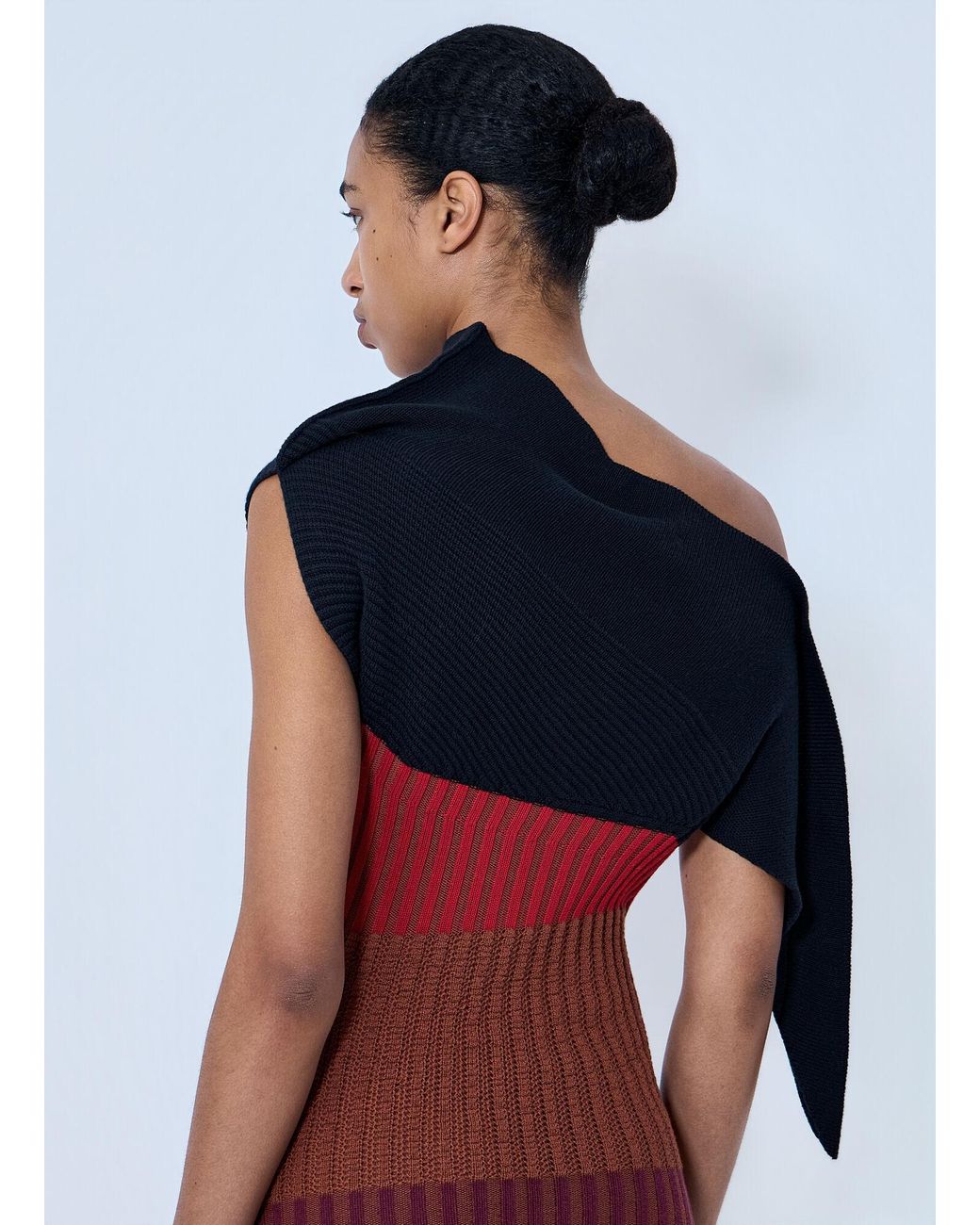 Kiko Kostadinov Red Lemoyne Knitted Dress