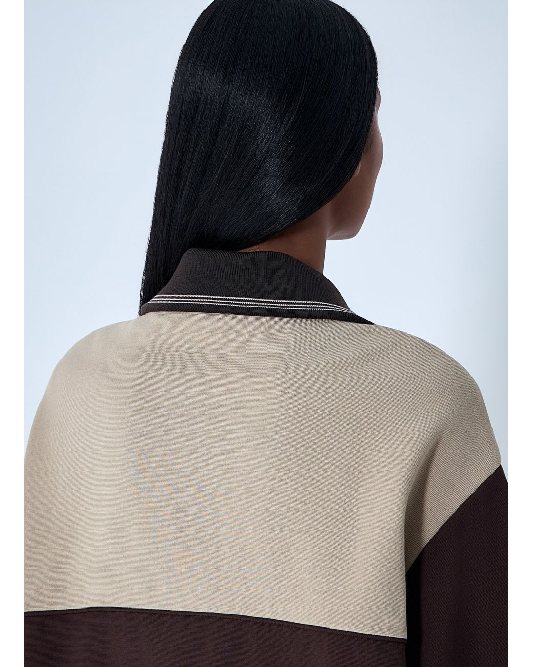 Miu Miu Gray Contrast Panel Jacket