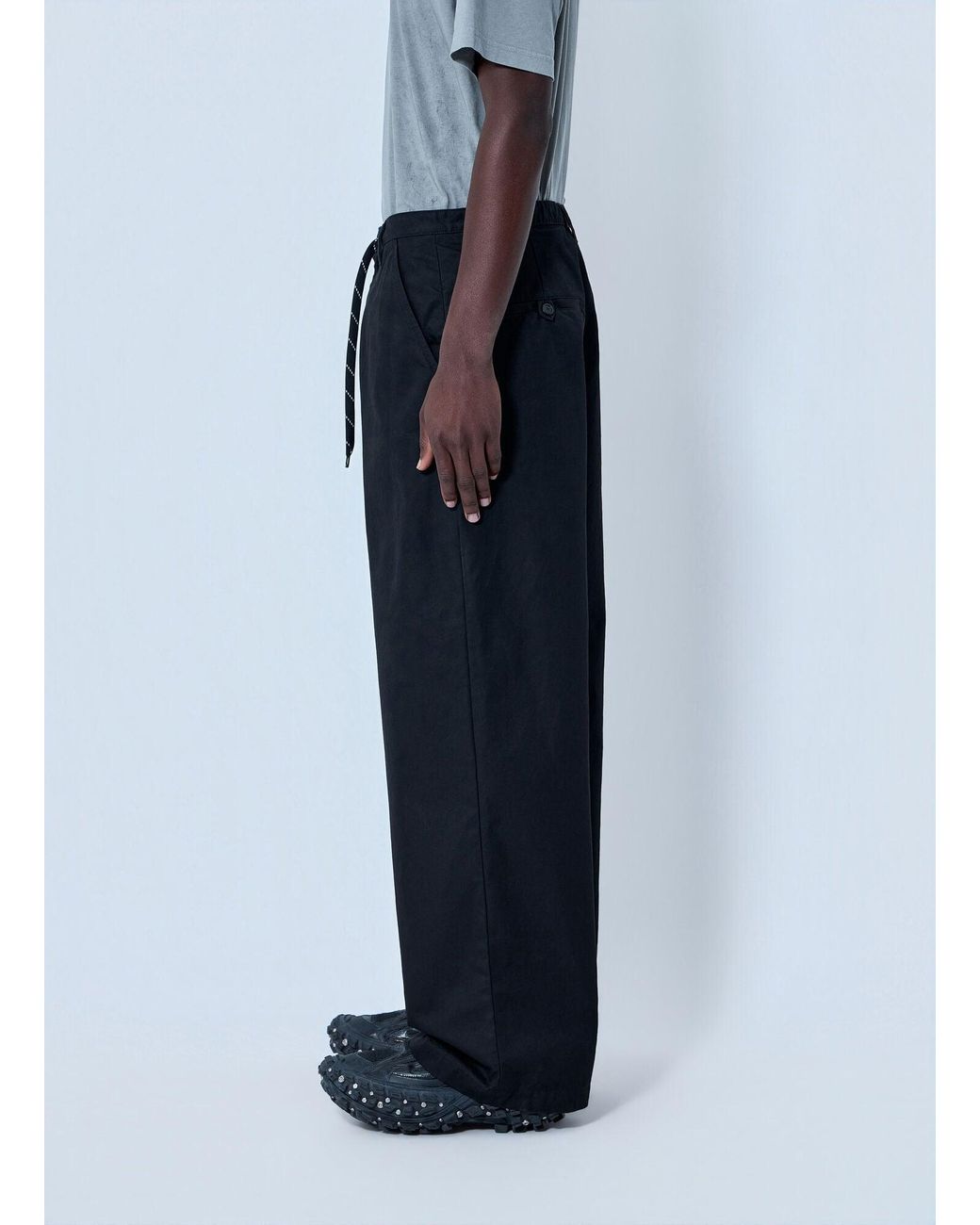 Balenciaga Blue Wide-Leg Trousers for men
