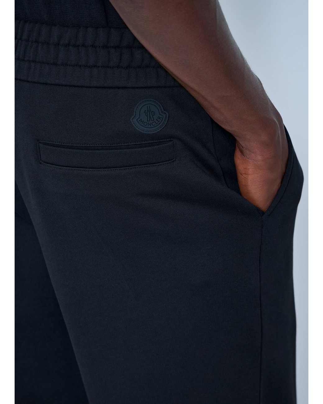 Moncler Blue Elasticated Waistband Joggers for men
