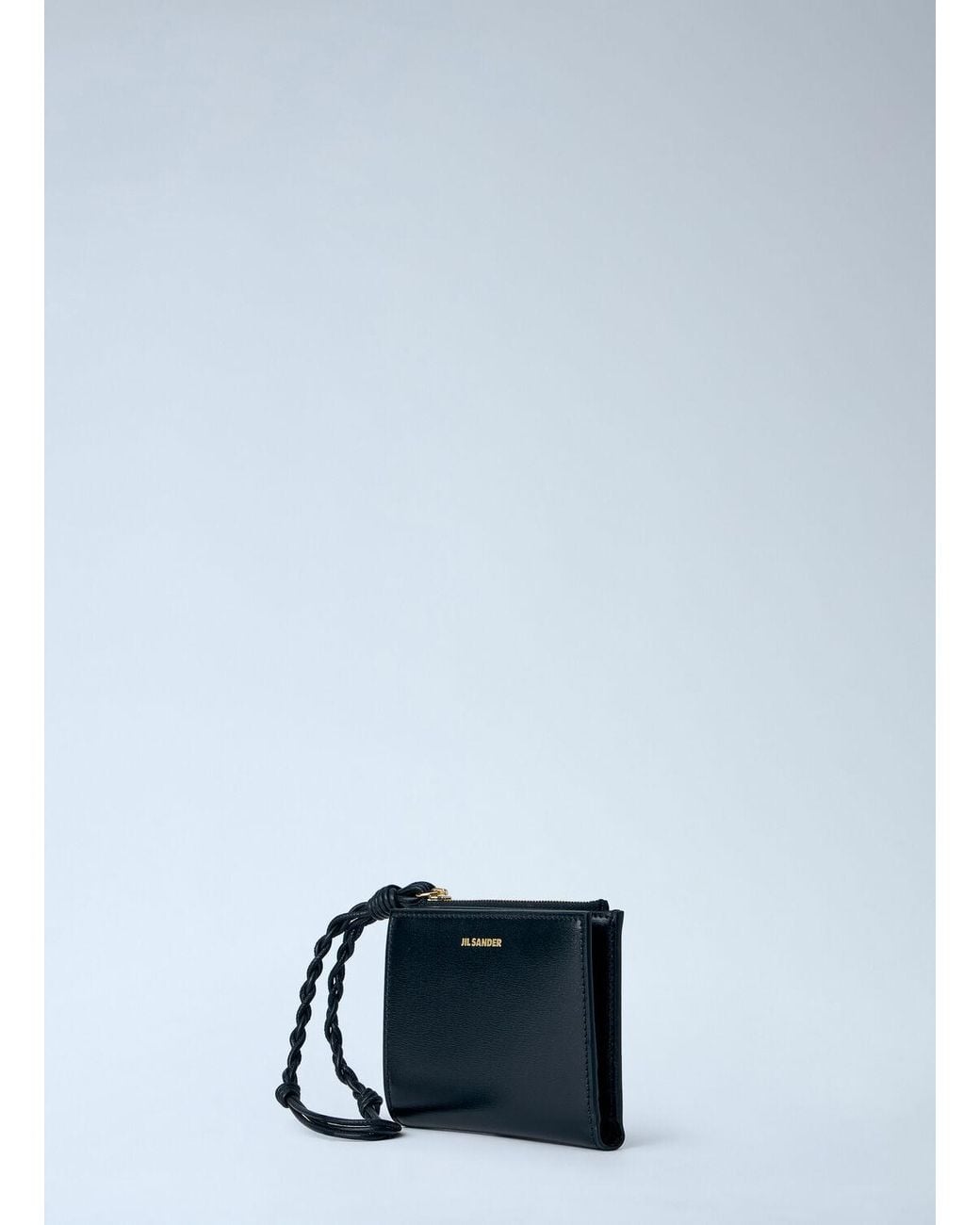 Jil Sander Black Tangle Mini Wallet