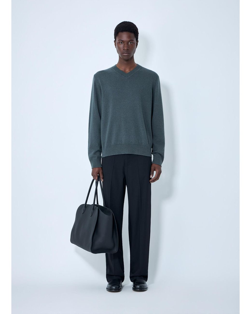 The Row Blue Memphis Sweater for men