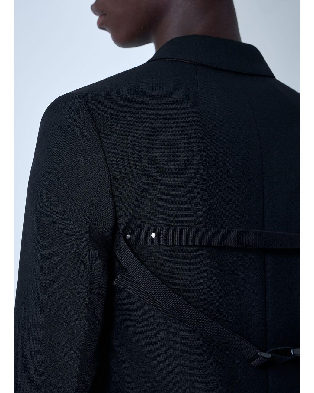 Rick Owens Blue Single-Breasted Blazer for men