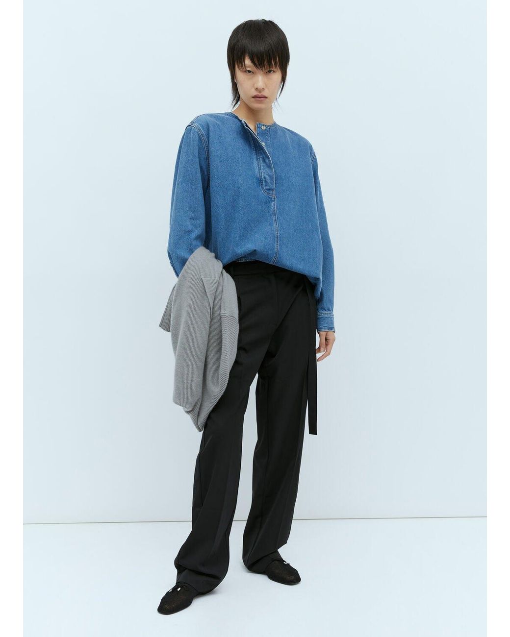 Buy 5EM Men's Slim Fit Cotton Denim Shirt (Ombre Effact) (Medium) Blue at  Amazon.in