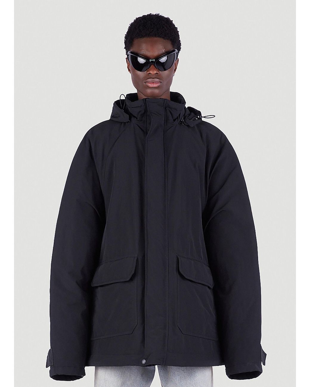 balenciaga mens down jacket