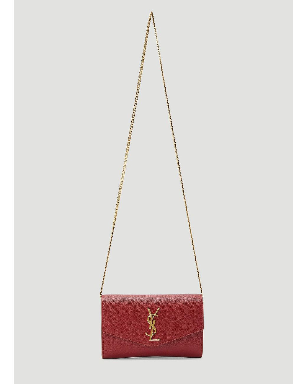 Saint Laurent Uptown Shoulder Bag in White Lyst UK