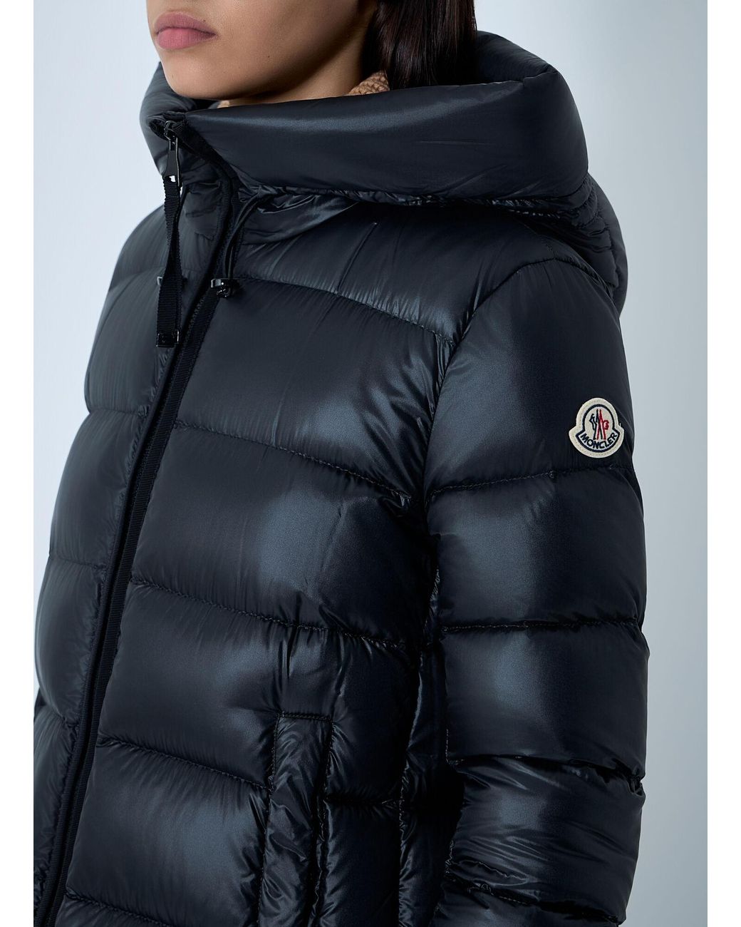 Moncler Blue Suyenne Hooded Down Jacket
