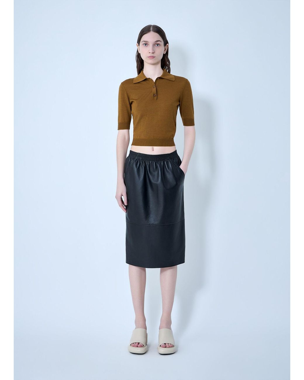 Chloé Blue Chloé Knee-Length Pencil Skirt