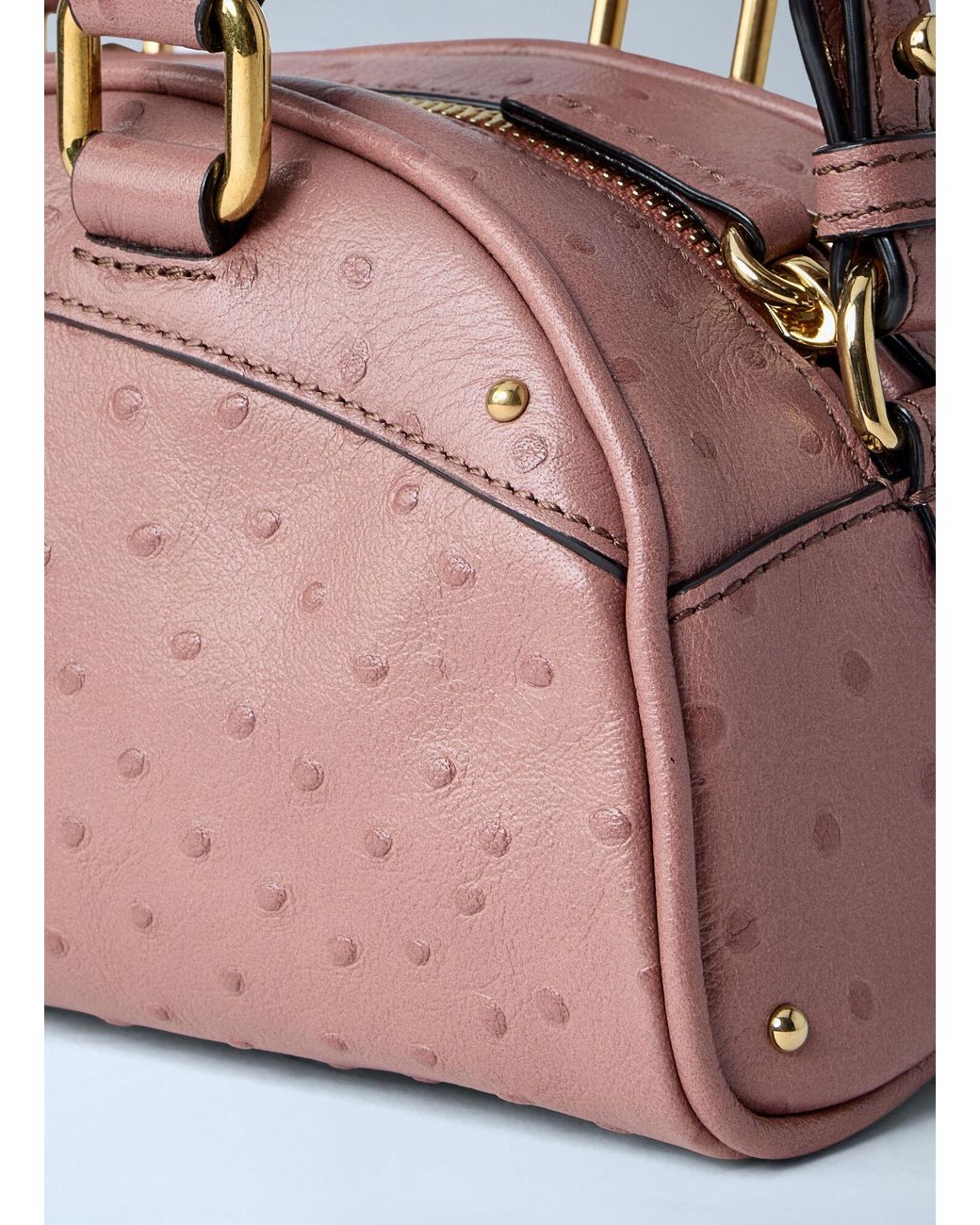 Chloé Red Small Bowling Handbag