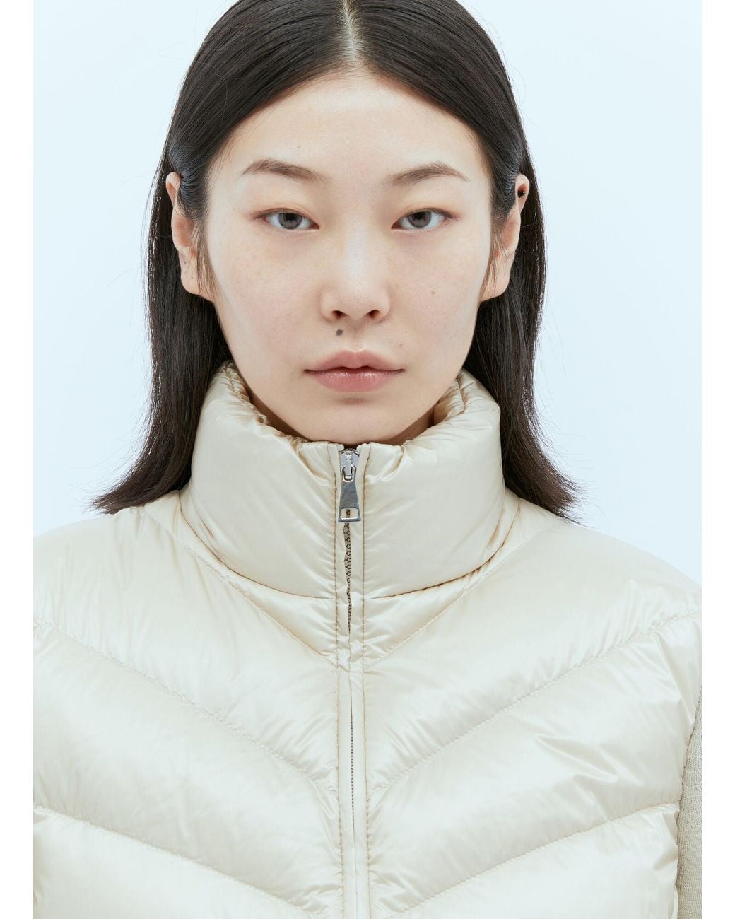 Moncler Natural Padded Cardigan