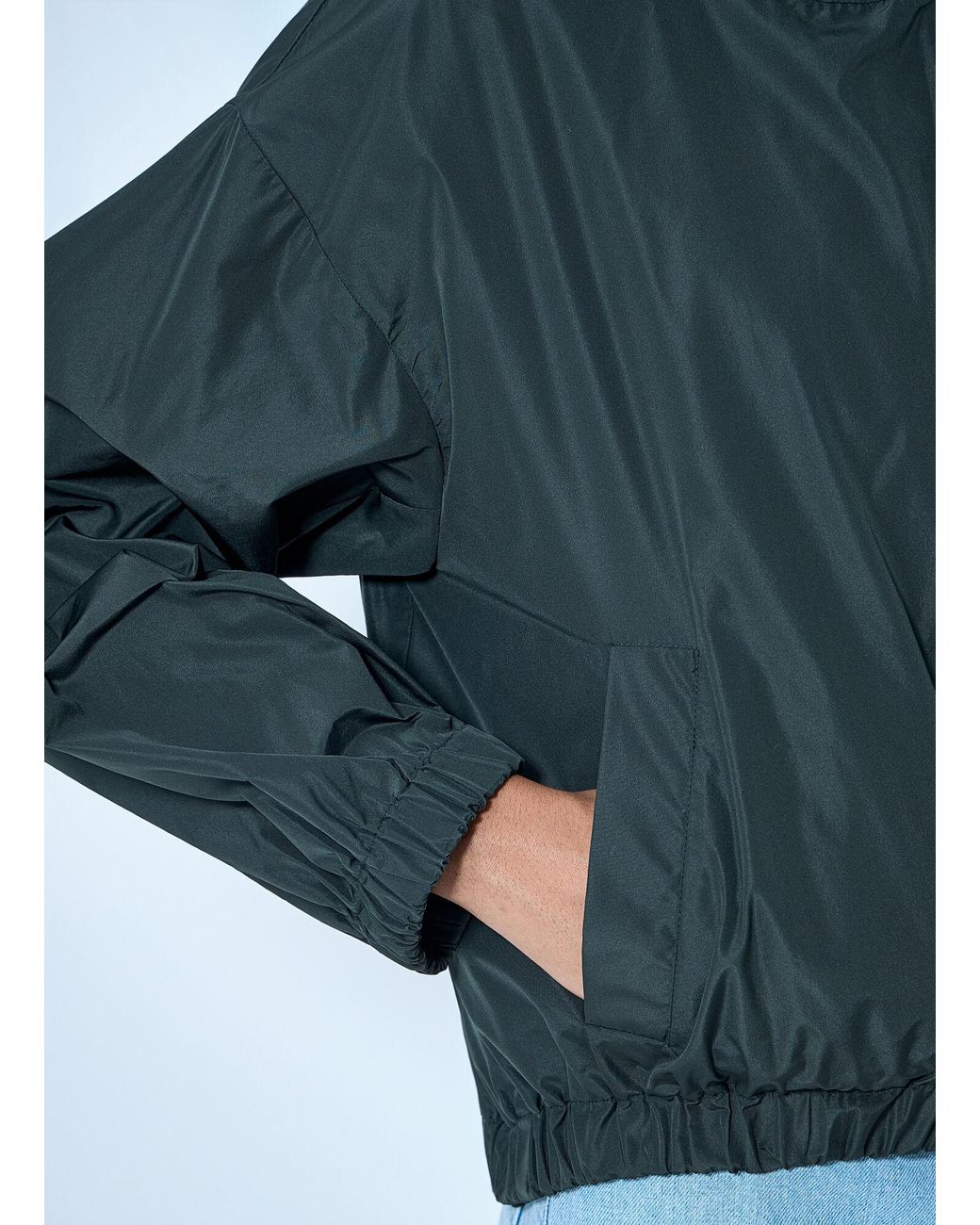 Max Mara Blue Hooded Zip Jacket