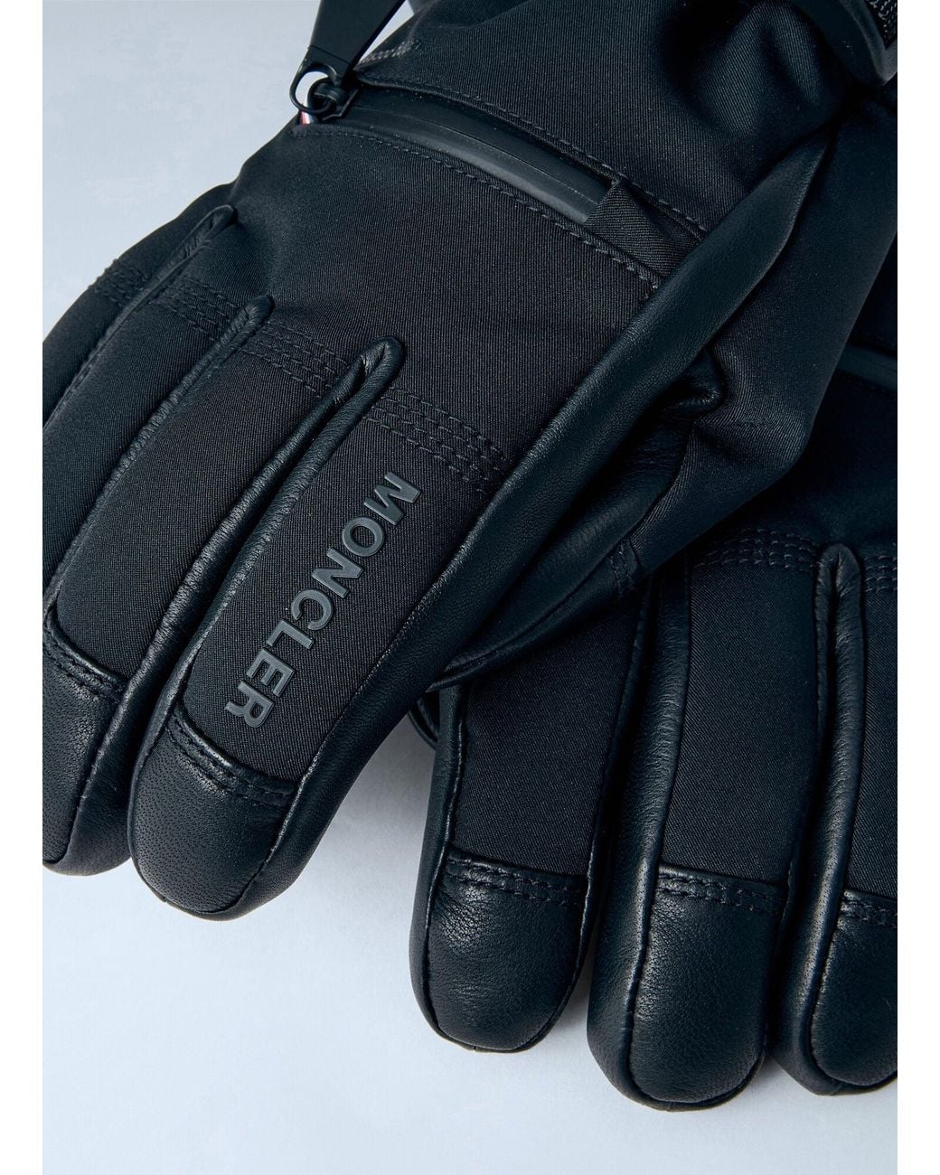 Moncler Blue Technical Ski Gloves