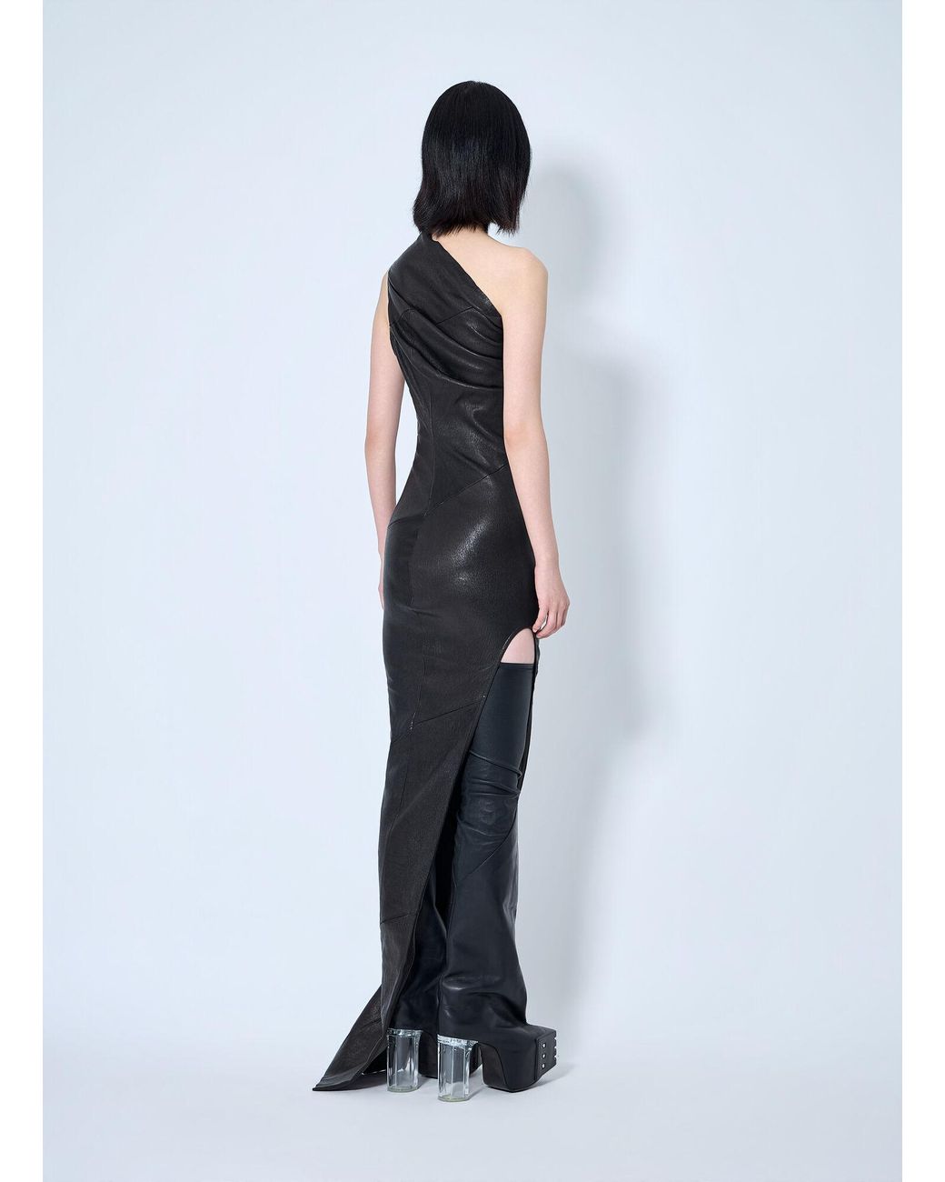 Rick Owens Blue Athena Gown