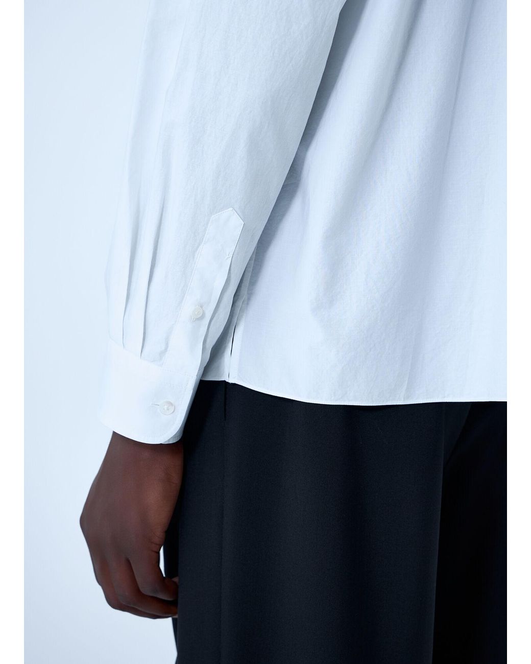 The Row White Elijas Shirt for men