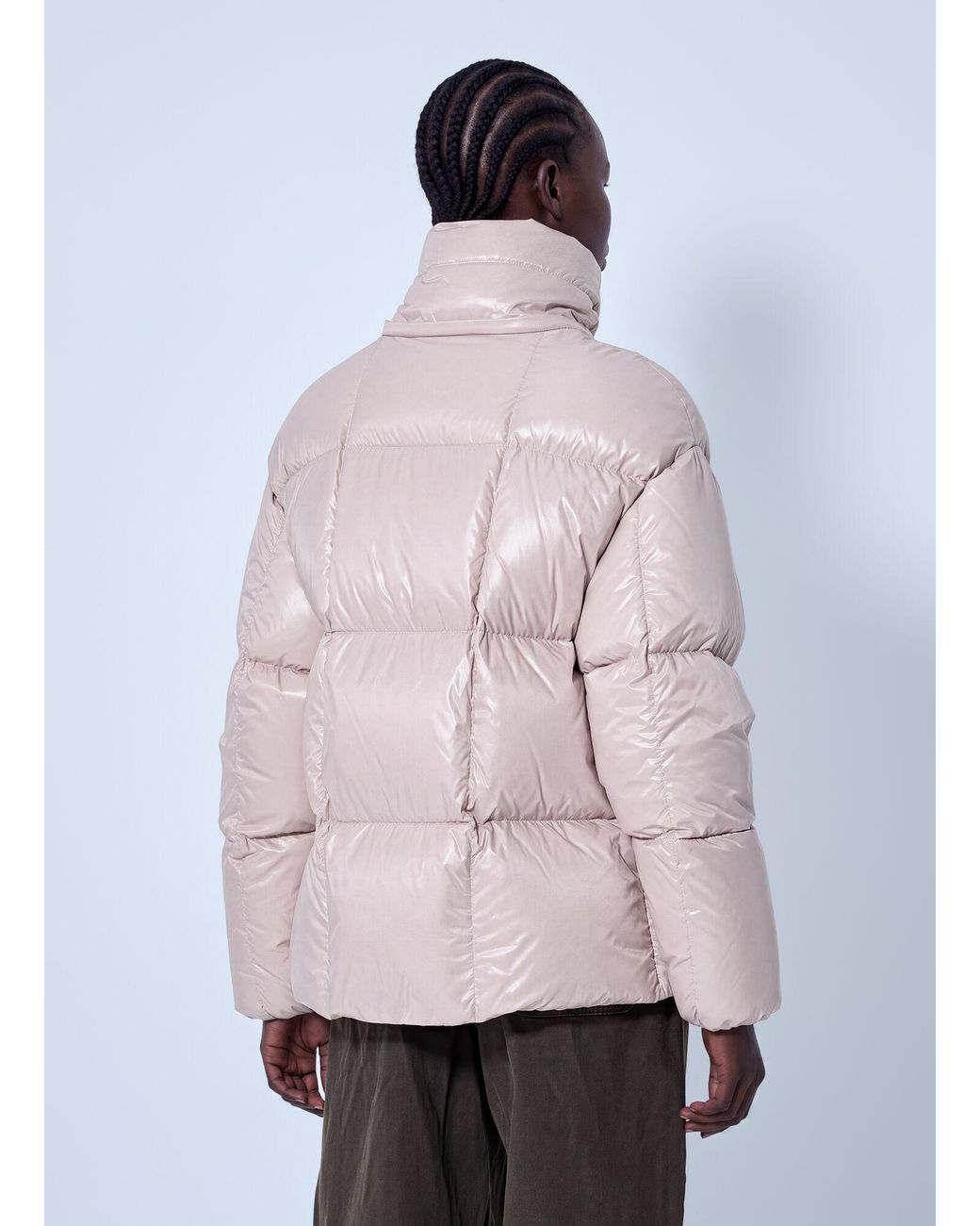Moncler Pink Parana Hooded Short Down Jacket