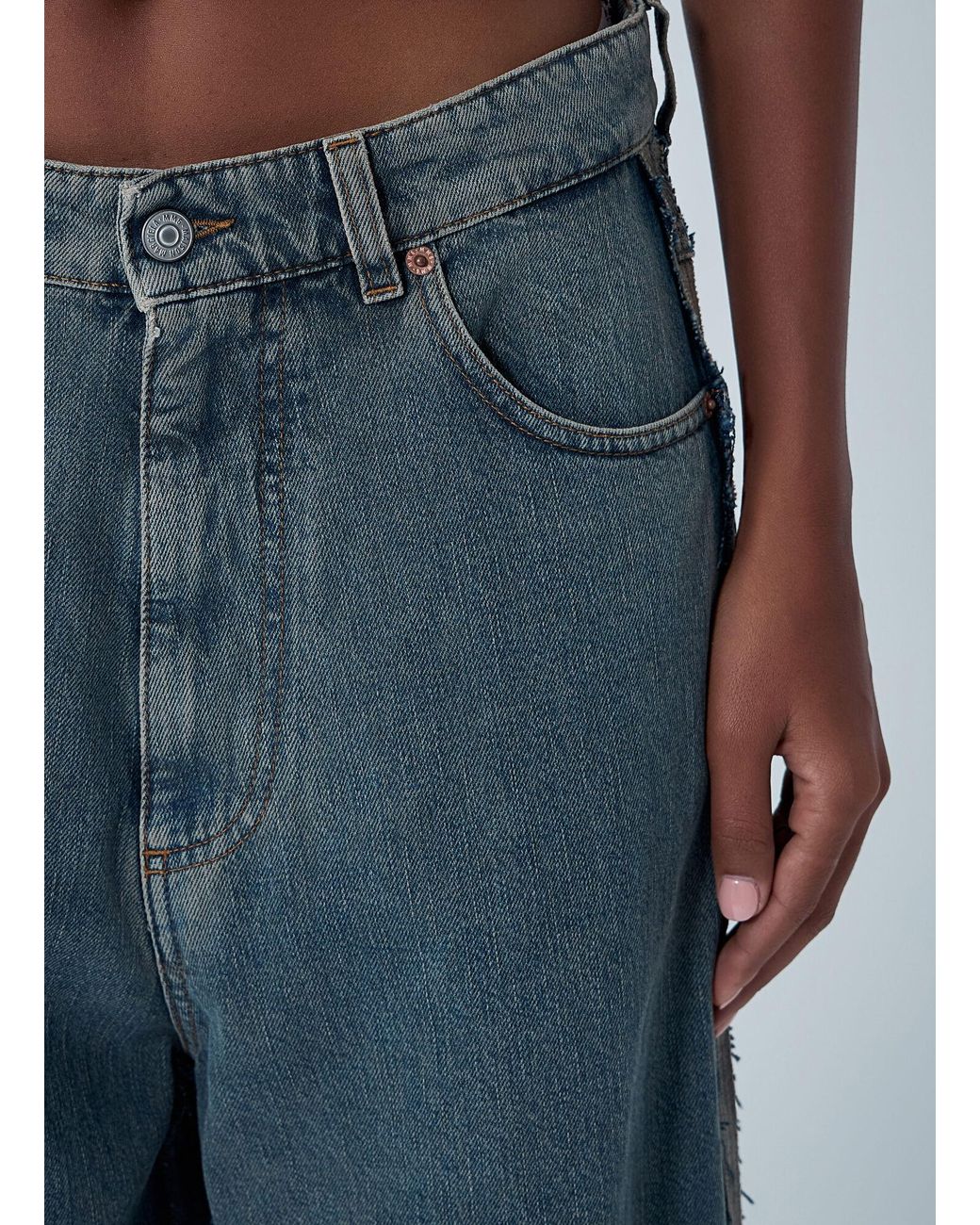MM6 by Maison Margiela Blue Five-Pocket Jeans