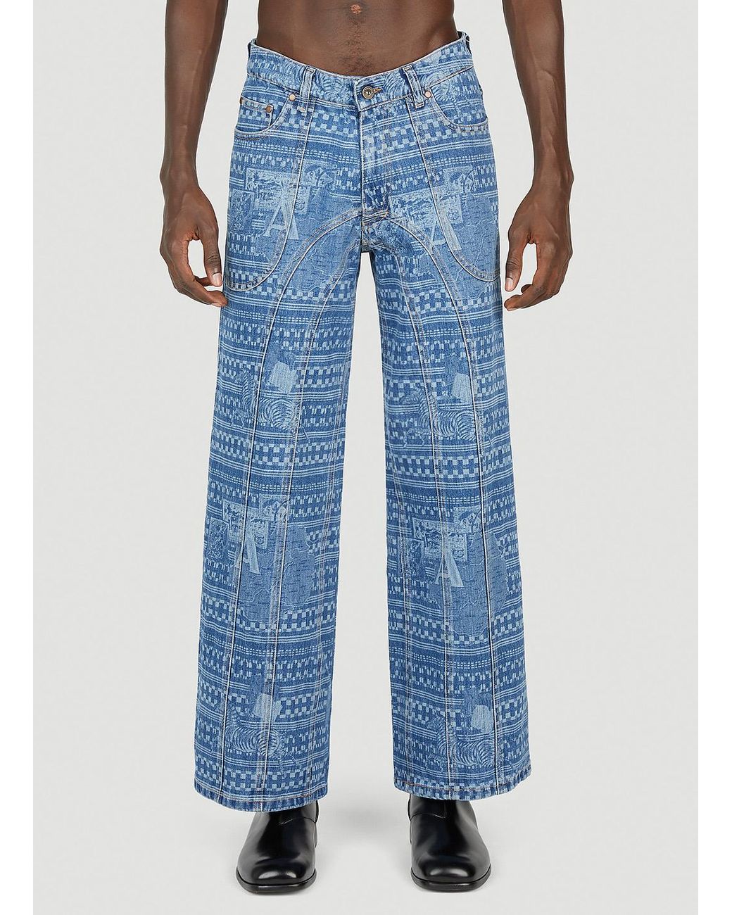 Ahluwalia Kampala Jeans in Blue for Men | Lyst