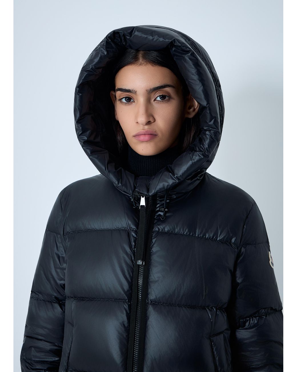 Moncler Blue Serittes Short Parka