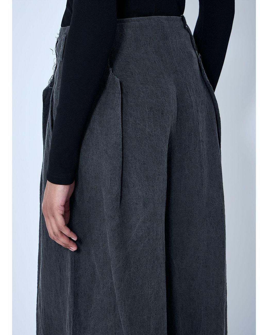 Limi Feu Blue Tuck Wide Pants