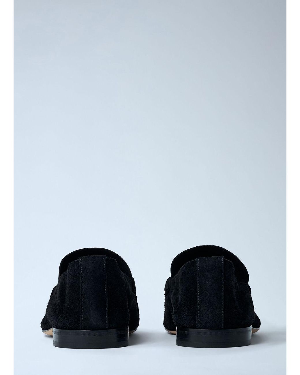 The Row White Suede Loafers for men
