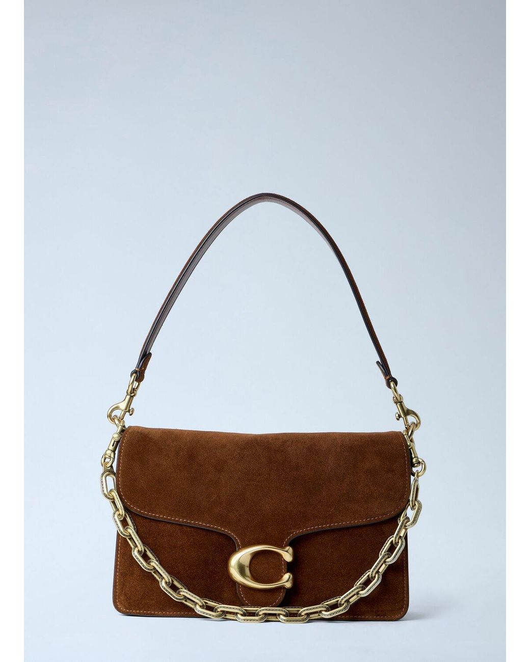 COACH Blue Chain Tabby Shoulder Bag