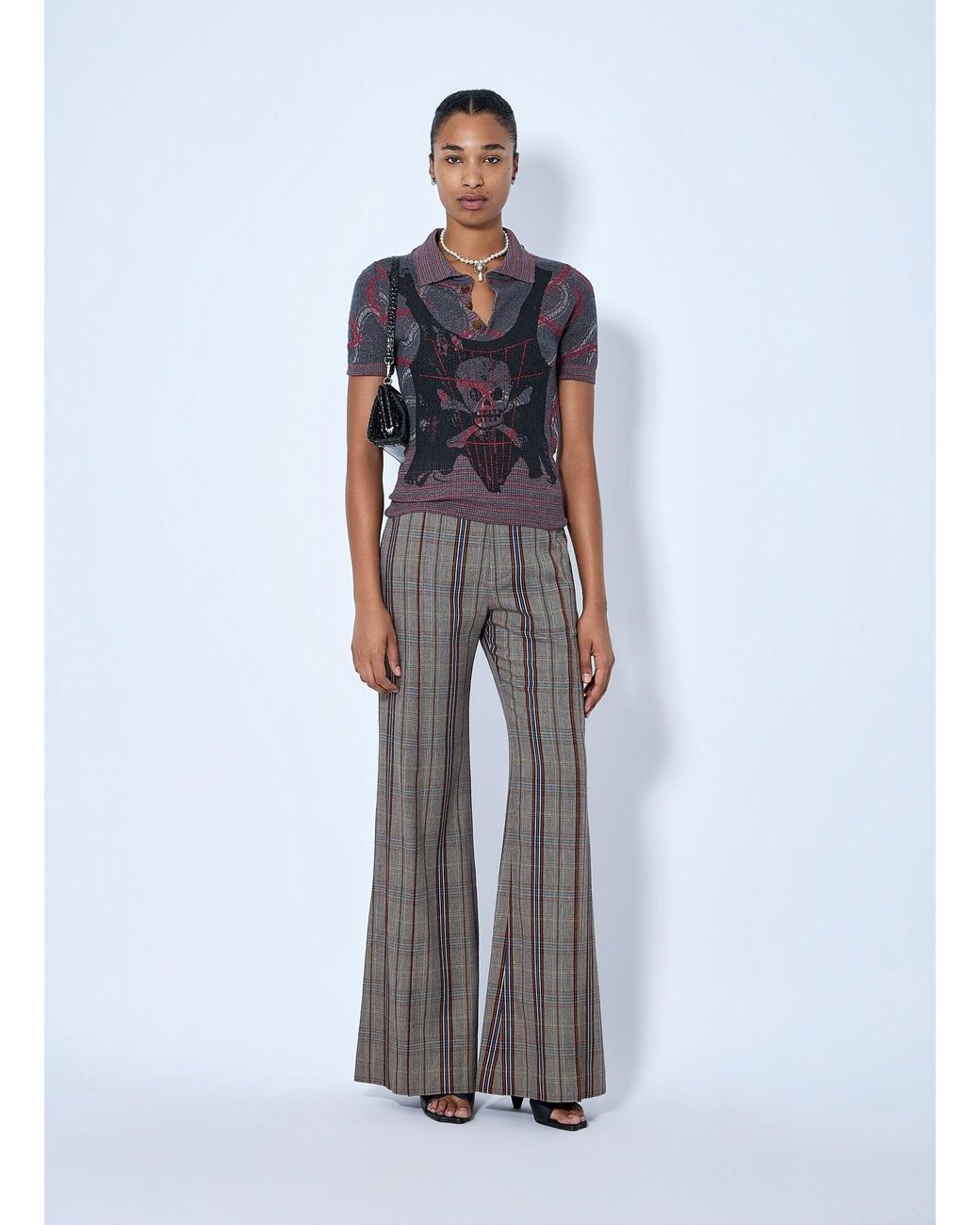 Vivienne Westwood Natural Wide Leg Trousers
