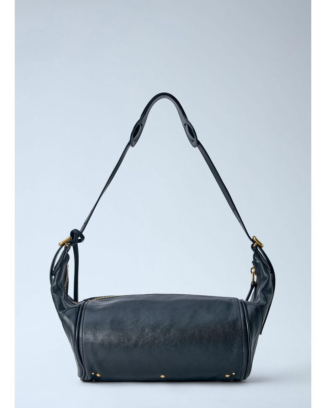 Chloé Blue Chloé Paddington Grained Shoulder Bag