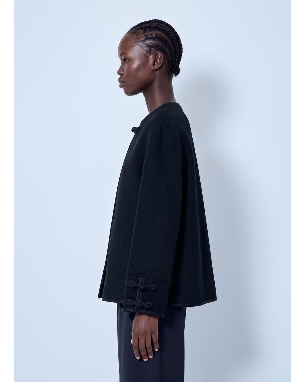 Rohe Blue Double-Faced Wool Pankou Jacket