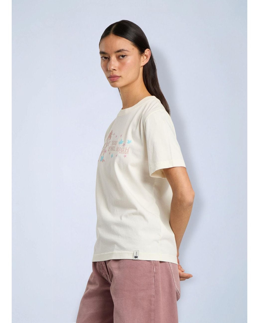 Palm Angels White Feel High Regular T-Shirt