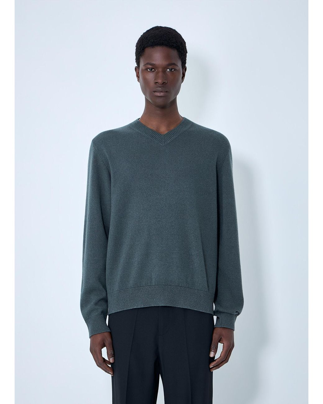 The Row Blue Memphis Sweater for men