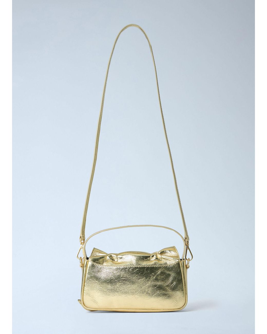 Acne Blue Micro Multipocket Crossbody Bag