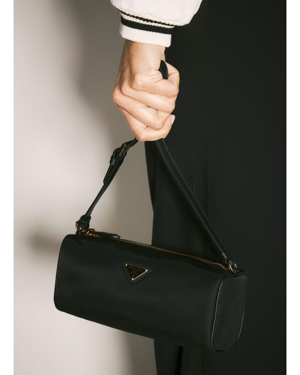 Prada Natural Re-Nylon Shoulder Pouch