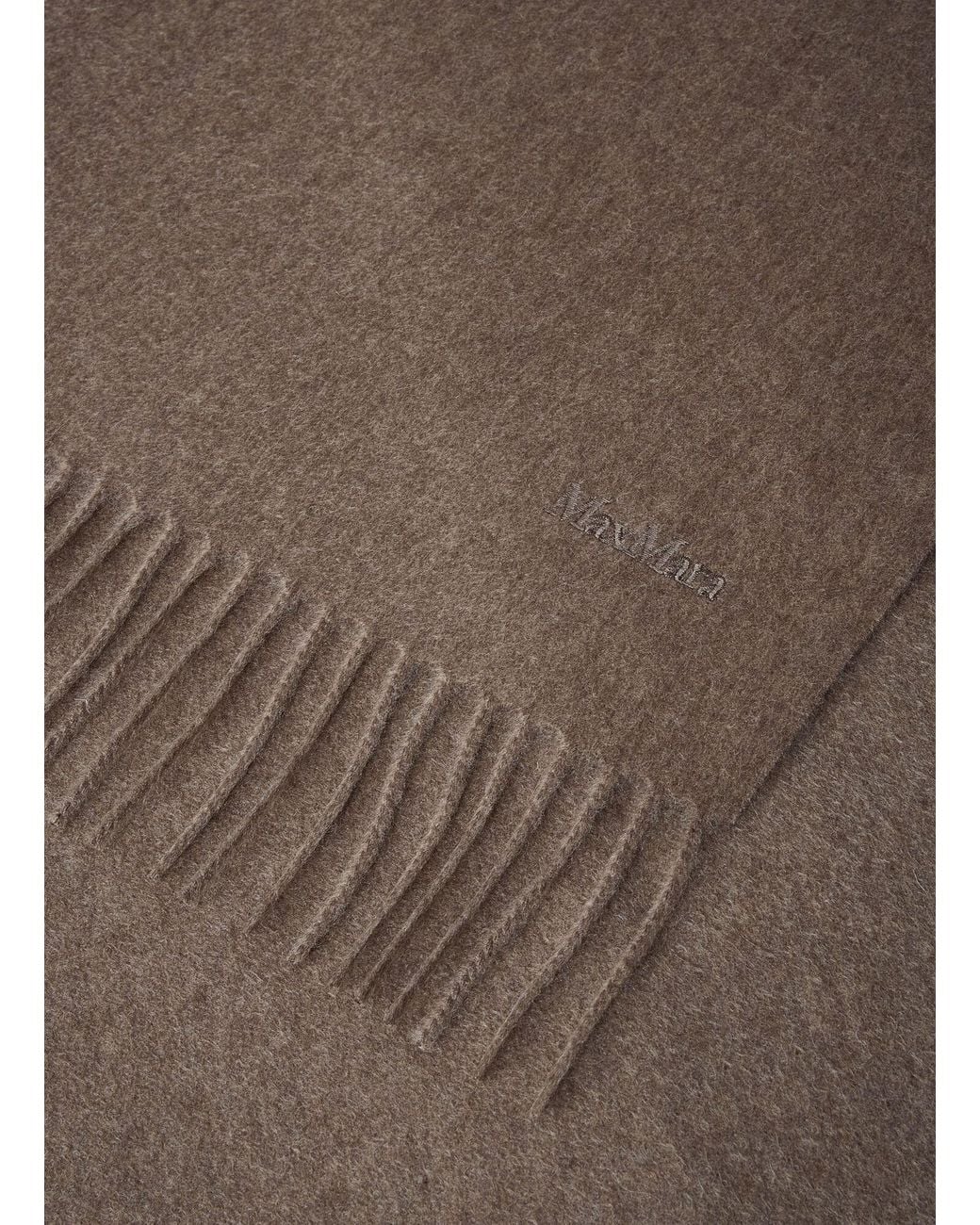 Max Mara Brown Cashmere Scarf