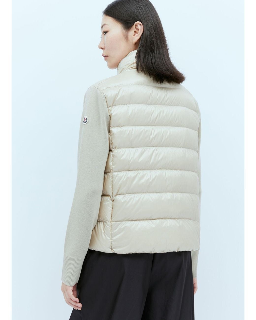Moncler Natural Padded Cardigan