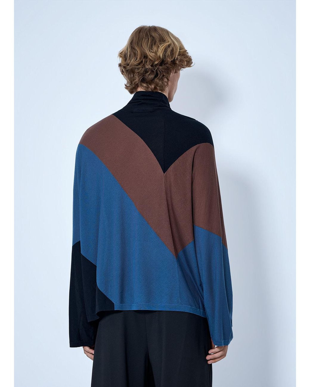 Kiko Kostadinov Blue Sigo Knit Pullover for men