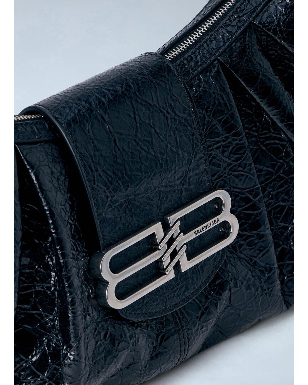 Balenciaga Black Pamela Shoulder Bag Medium