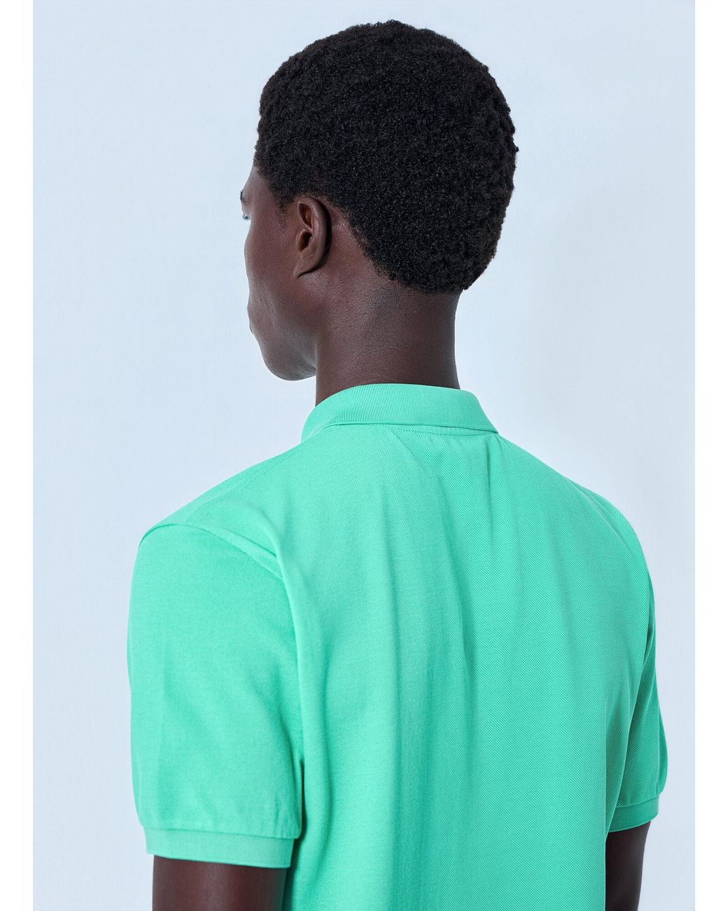 Miu Miu Green Cotton Piqué Polo Shirt for men