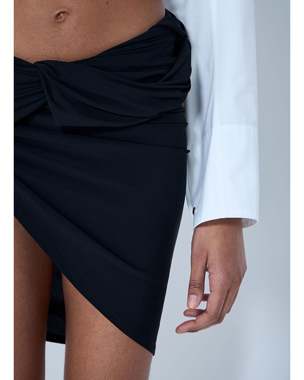 Jacquemus Blue La Mini Jupe Skirt