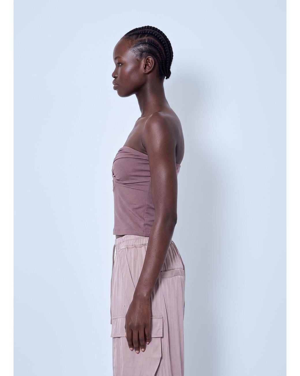 Rick Owens Purple Alannah Bustier