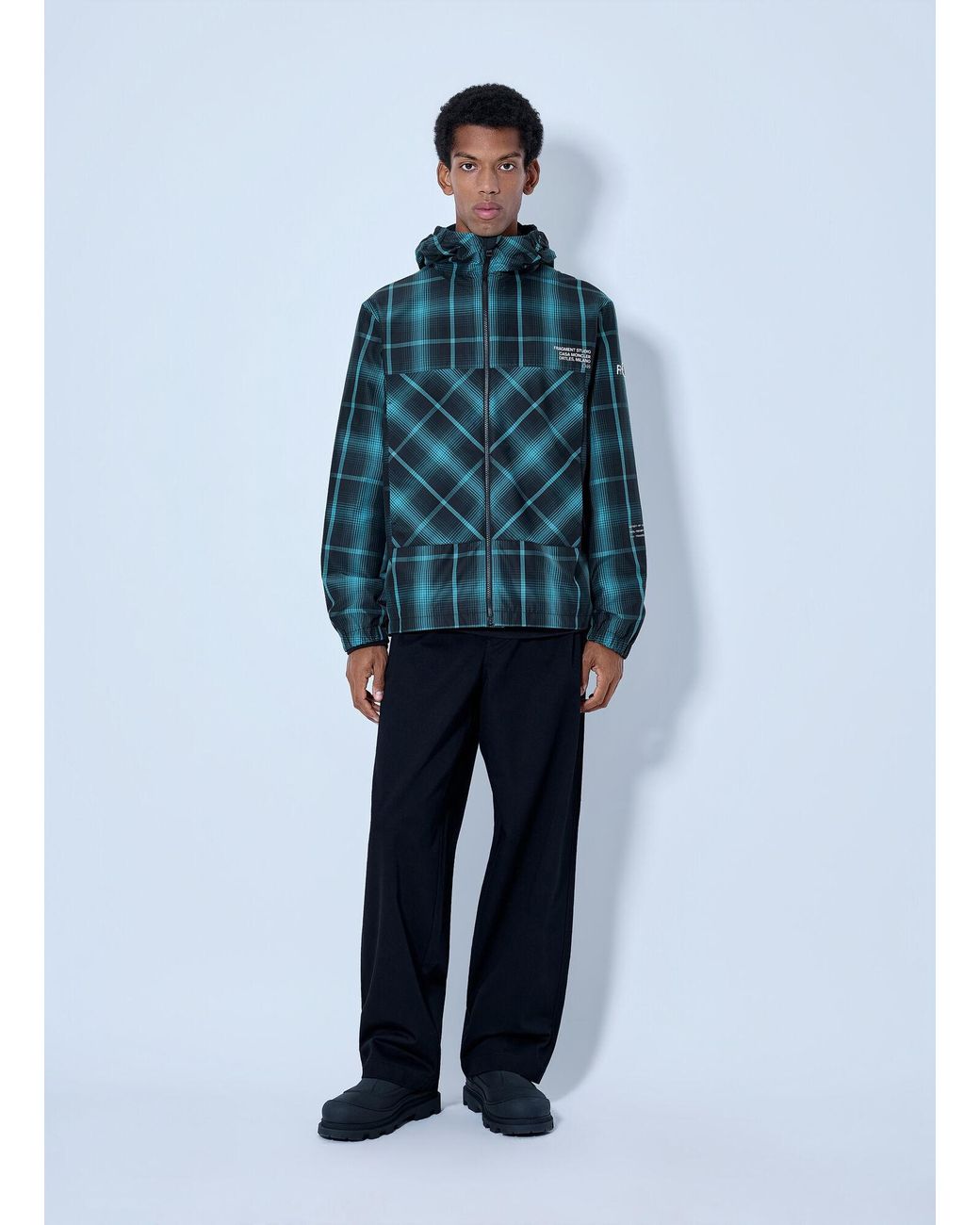 Moncler X Fragment Hiroshi Fujiwara Blue Jitsuyo Jacket for men